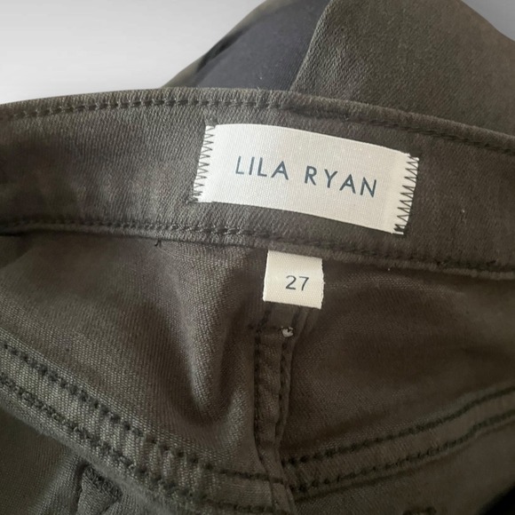 LILA RYAN Women's Green/Duffel Bag Mid Rise Jeans Size 27 | EUC - Picture 7 of 7